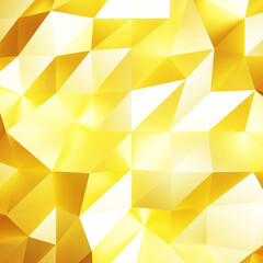 Gold polygon background 3d rendering, 3d illustration. Abstract triangle background. Gold background. Abstract Gold polygon wallpaper. Abstract gold Backdrop. Polygon golden backdrop.