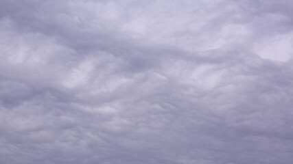 Various Textile with Cloudy Sky