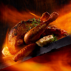 Perlhuhn on fire!