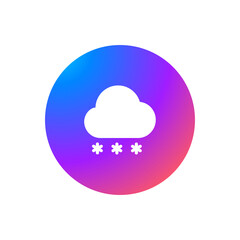 Snow - App Icon Button
