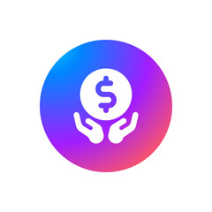 Save Money Dollar - Sticker