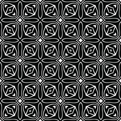 Seamless vector pattern in geometric ornamental style. 