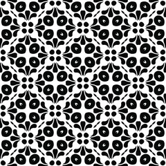 Seamless vector pattern in geometric ornamental style. 