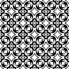 Seamless vector pattern in geometric ornamental style. 