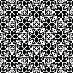 Seamless vector pattern in geometric ornamental style. 