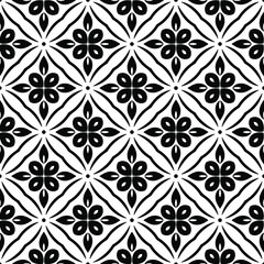 Seamless vector pattern in geometric ornamental style. 