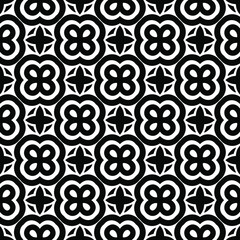 Seamless vector pattern in geometric ornamental style. 