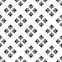 Seamless vector pattern in geometric ornamental style. 