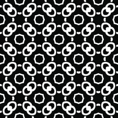 Seamless vector pattern in geometric ornamental style. 