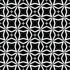 Seamless vector pattern in geometric ornamental style. 