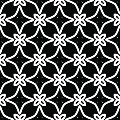 Seamless vector pattern in geometric ornamental style. 