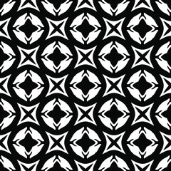 Seamless vector pattern in geometric ornamental style. 