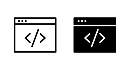 Website icon vector for web, computer and mobile app