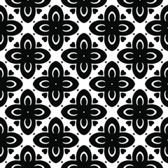 Seamless vector pattern in geometric ornamental style. 