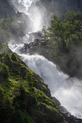 Låtefoss near Odda in Norway. Absolutely beautiful, breathtaking and magical. 