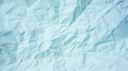 sky blue Texture Background. Crumpled paper.