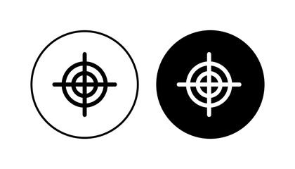 Fototapeta premium Target icon set. goal icon vector. target marketing icon vector