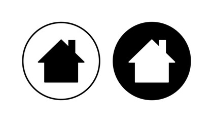 House icon set. Home icon vector