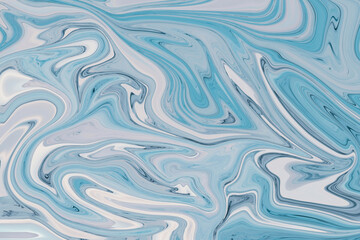 Blue and white paper marbling background design