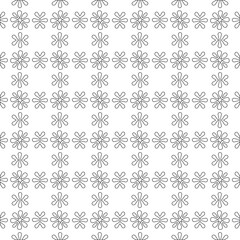 Vector pattern with symmetrical elements . Modern stylish abstract texture. Repeating geometric tiles from 

striped elements.Black and white pattern.