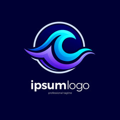 Wave logo design