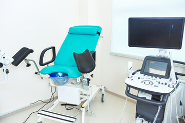 Fototapeta na wymiar examination gynecological modern office. medical equipment