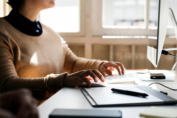 Businesswoman working in office