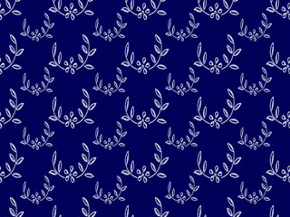 Modern contemporary style pattern design. Seamless for background, carpet, wallpaper, clothing, wrap, batik, fabric, sarong, embroidery, style, Vector Image