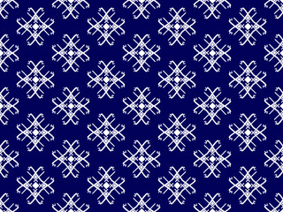 Modern contemporary style pattern design. Seamless for background, carpet, wallpaper, clothing, wrap, batik, fabric, sarong, embroidery, style, Vector Image