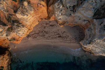 Portugiesisches Meer, Atlantik, Wellen, Wasser, Küste, Felsen