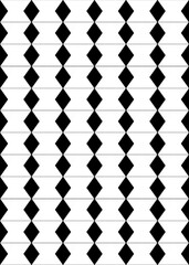 seamless pattern geometric isolated on black background, simple style