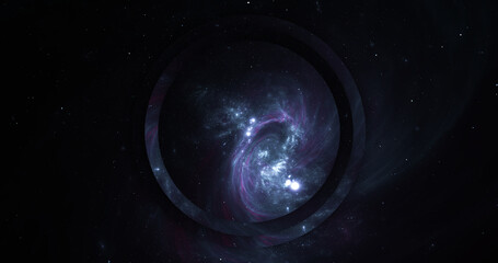 Abstract Circle Space Background #22