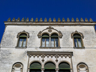 Obraz premium View on an ancient palace in Noale, Veneto - Italy