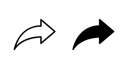 Forward icon, next icon vector for web, computer and mobile app