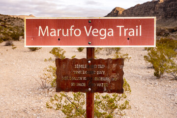 Marufo Vega Trail Sign