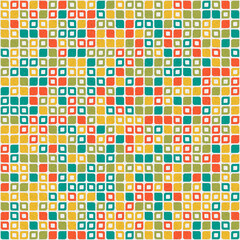 Fototapeta premium Abstract Geometric Pattern generative computational art illustration