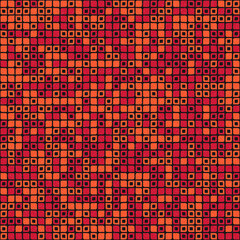 Fototapeta premium Abstract Geometric Pattern generative computational art illustration
