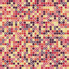Fototapeta premium Abstract Geometric Pattern generative computational art illustration