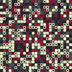 Fototapeta premium Abstract Geometric Pattern generative computational art illustration
