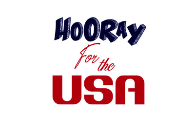 Happy 4th of July USA Independence Day Greeting Card Design