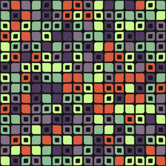 Abstract Geometric Pattern generative computational art illustration