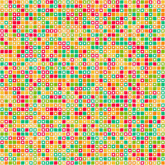 Abstract Geometric Pattern generative computational art illustration