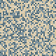 Fototapeta premium Abstract Geometric Pattern generative computational art illustration