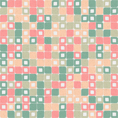 Fototapeta premium Abstract Geometric Pattern generative computational art illustration