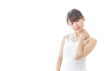 肩こり・関節痛に悩む女性