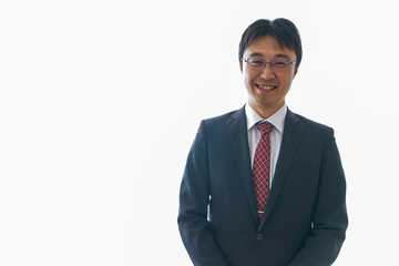 笑顔のビジネスマン