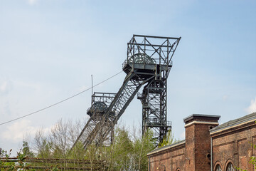 Schachtanlage 1 und 2 des Bergwerks Auguste-Victoria in Marl, Nordrhein-Westfalen