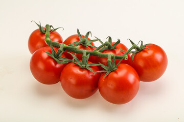 Fresh ripe cherry tomato branch