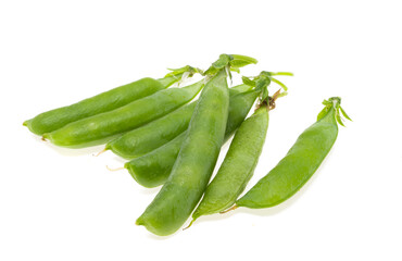 green peas isolated