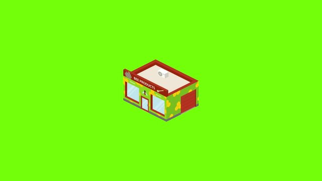 Honey shop icon animation